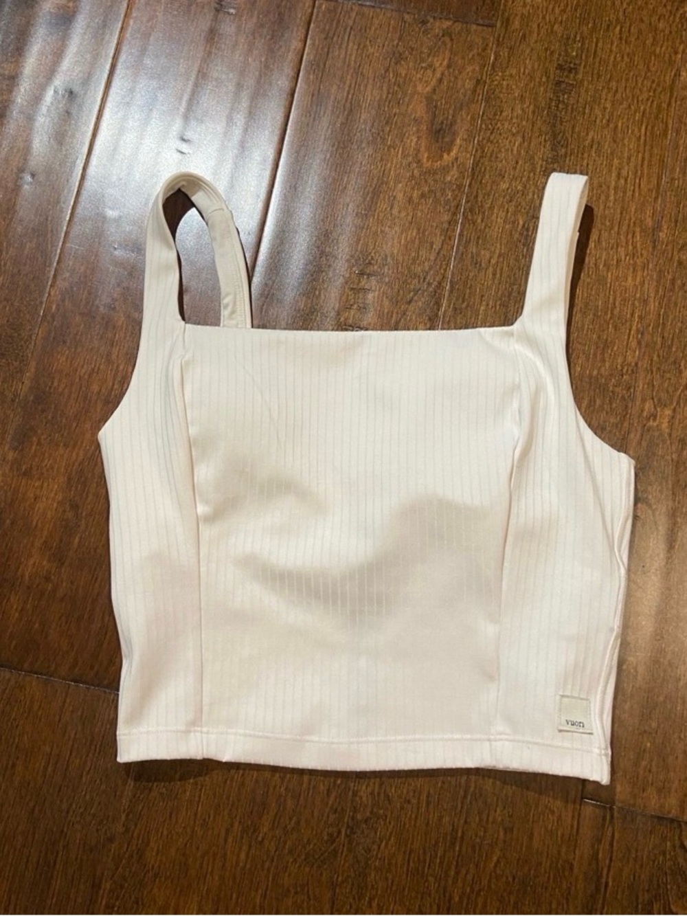 Vuori Inversión Rib top SZ S ivory